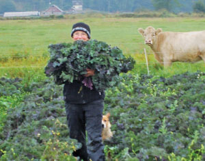 Organic farmer Michaele Blakely