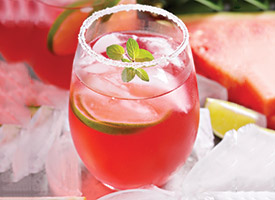 peppy green tea mint spritzer