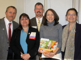 Five people in DC for Lobby Day.