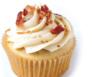 bacon maple cupcake