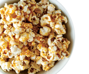 spicy peanut popcorn