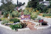 Garden with people