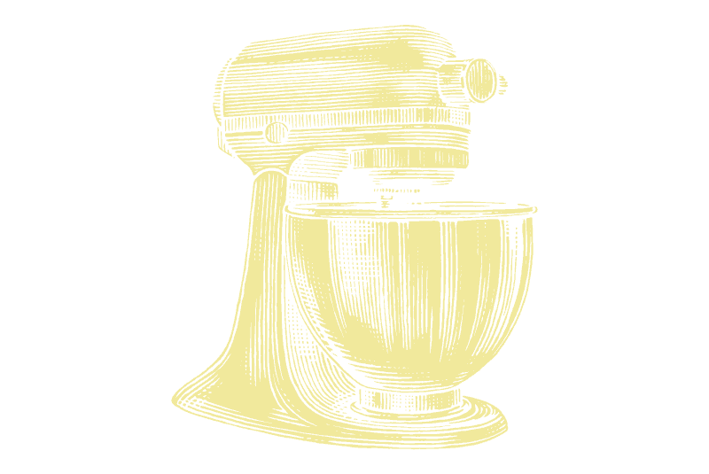 mixer illustration purple