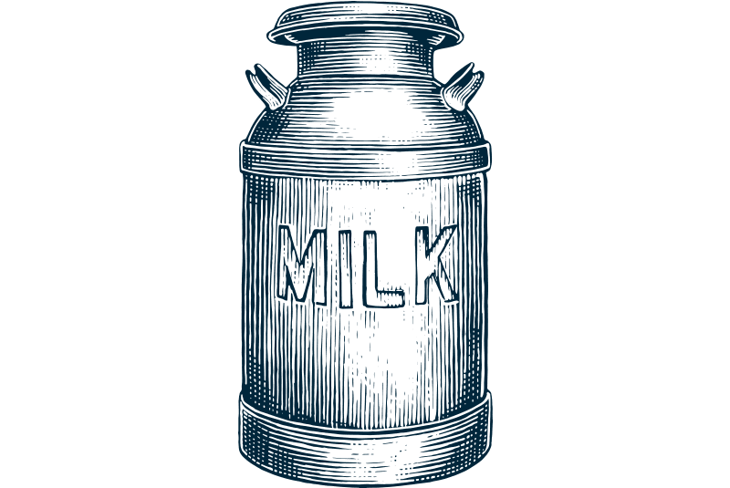 milk illustration