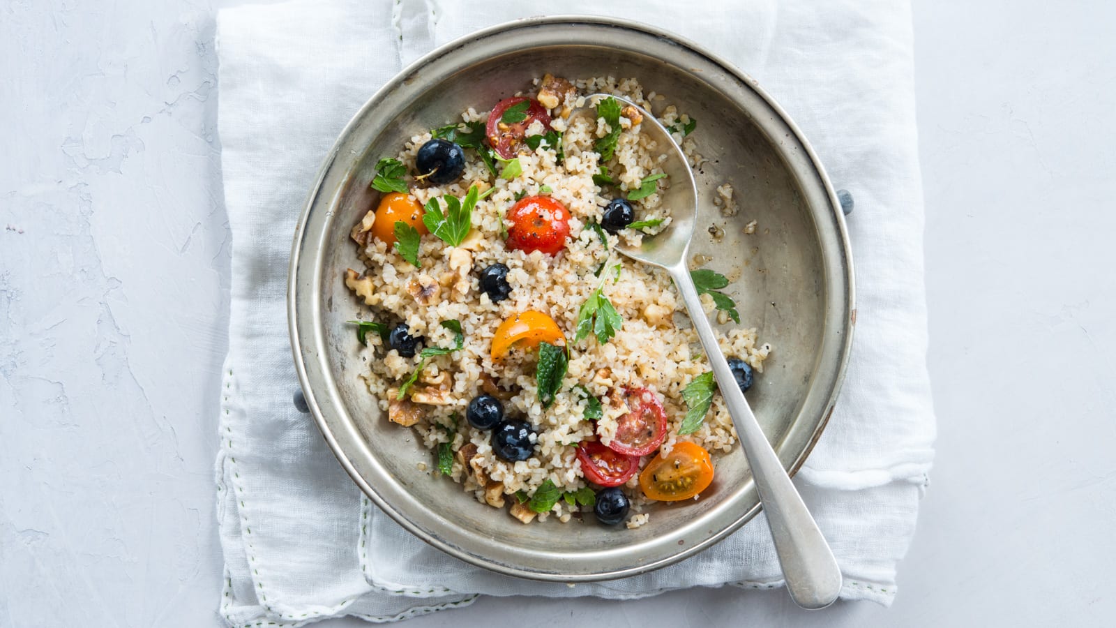 Blueberry Bulgur Salad