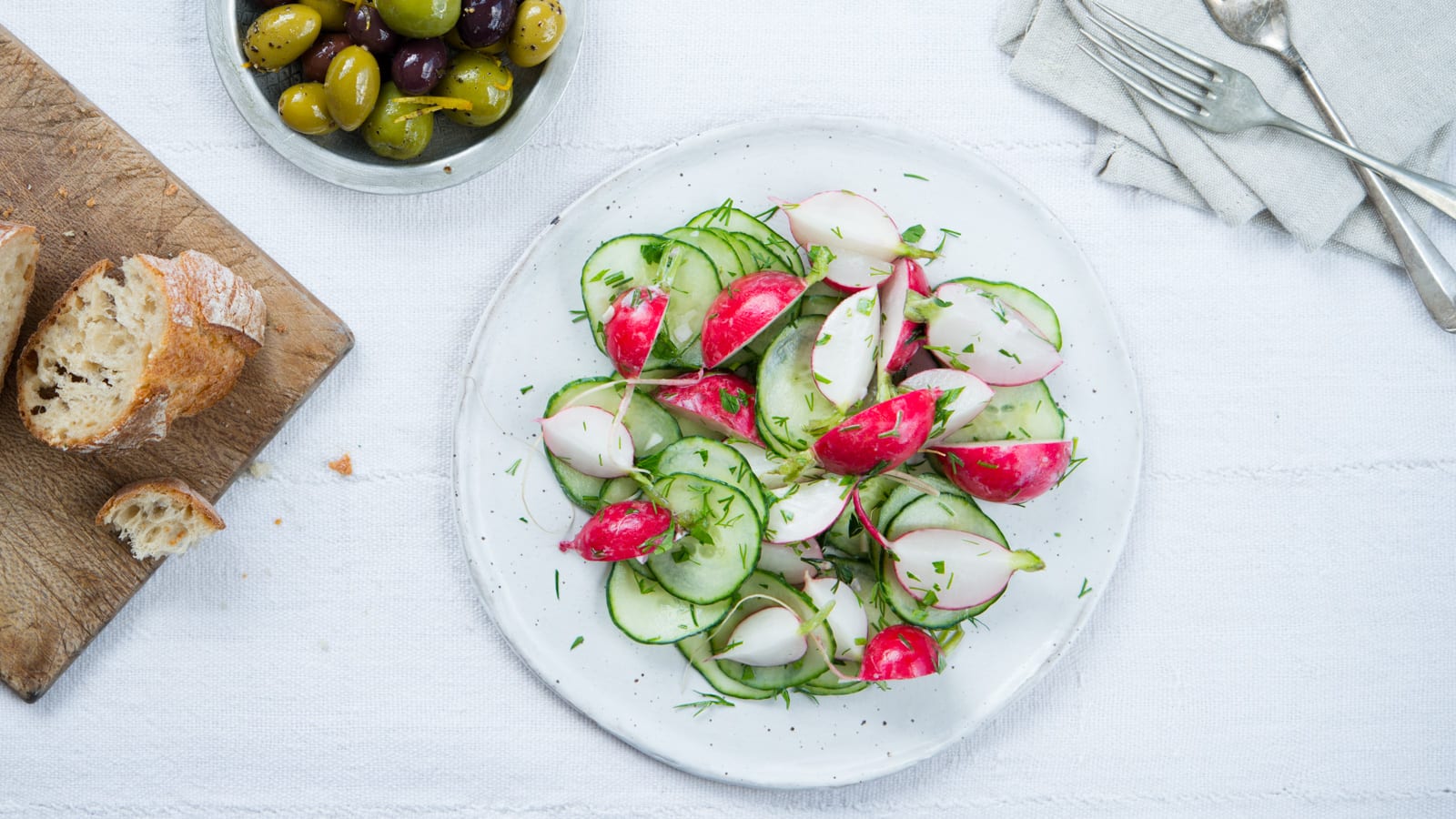 Radish and Cucumber Salad