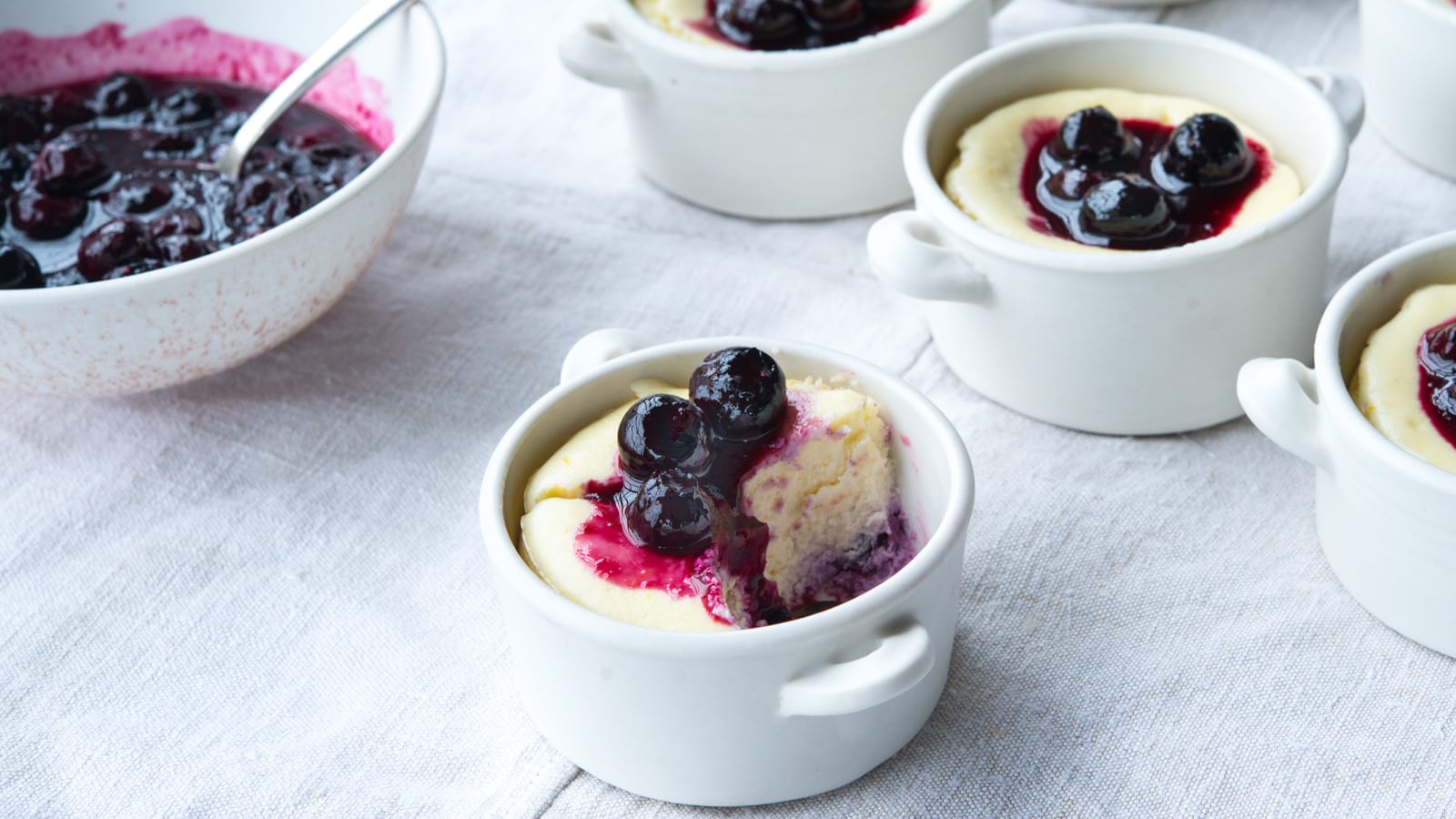 Mini Summer Berry Cheesecakes