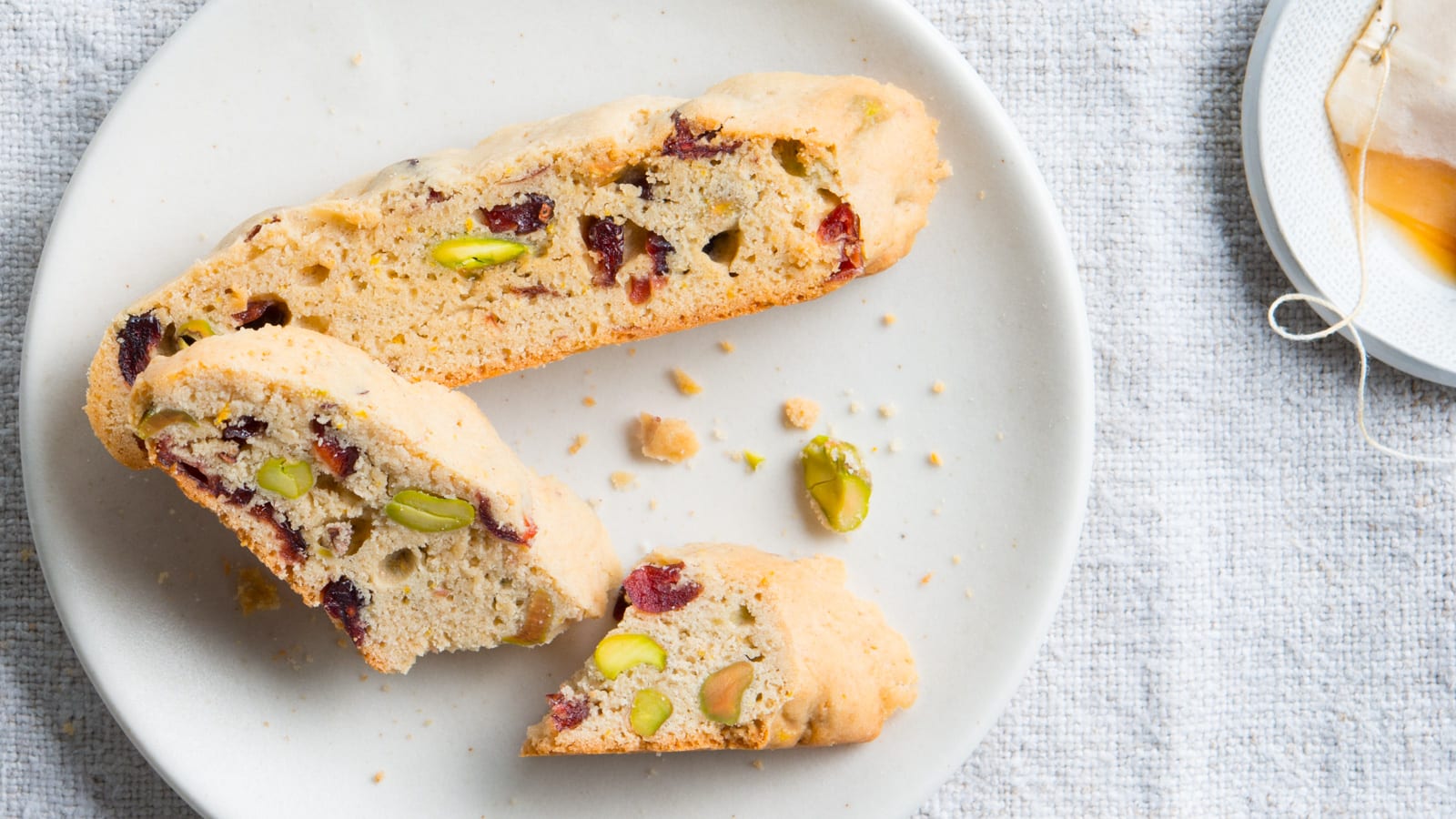 Pistachio-Cranberry Biscotti