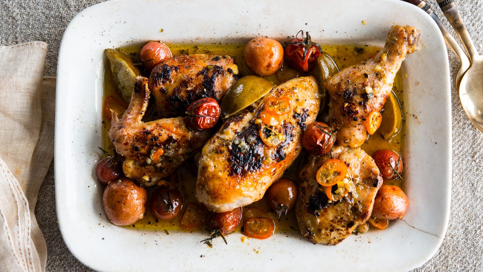 Oven-roasted Kumquat Chicken
