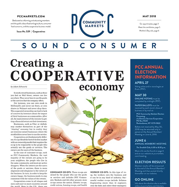 Sound Consumer, May 2018 | Issue No. 539 | Cooperatives