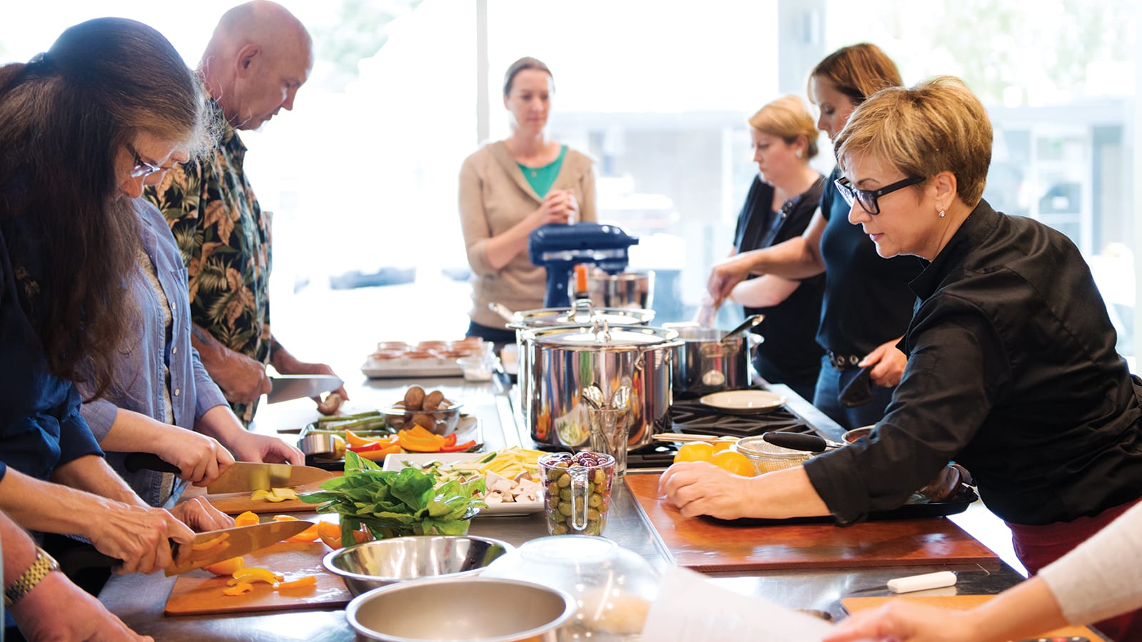 PCC Cooks Instructor Iole Aguero in the classroom