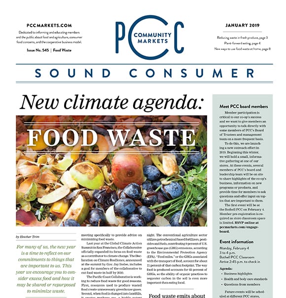 Sound Consumer, January 2019 | Issue No. 545 | Food Waste