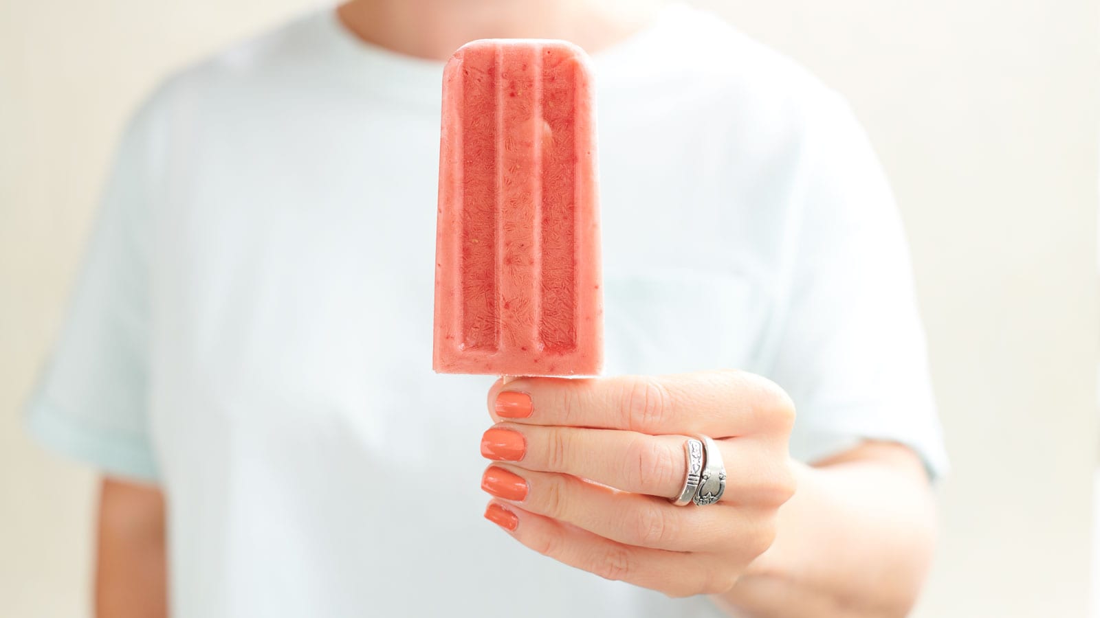 Strawberry-Banana Pops