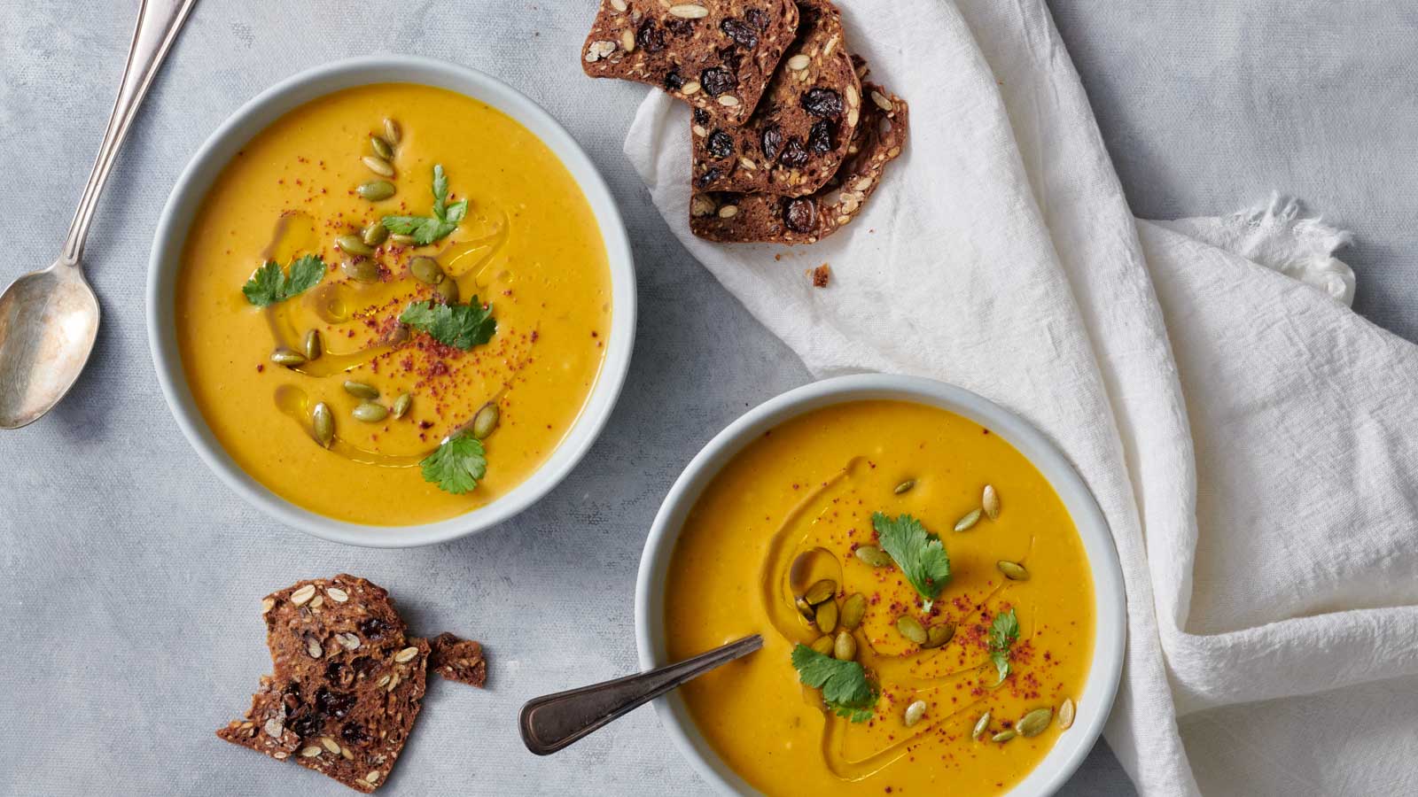 Curried Butternut Squash Soup