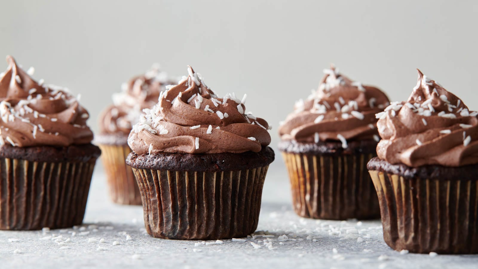 Vegan Chocolate Coconut Cupcakes