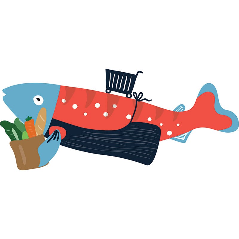 SaveTheSound Salmon Logo