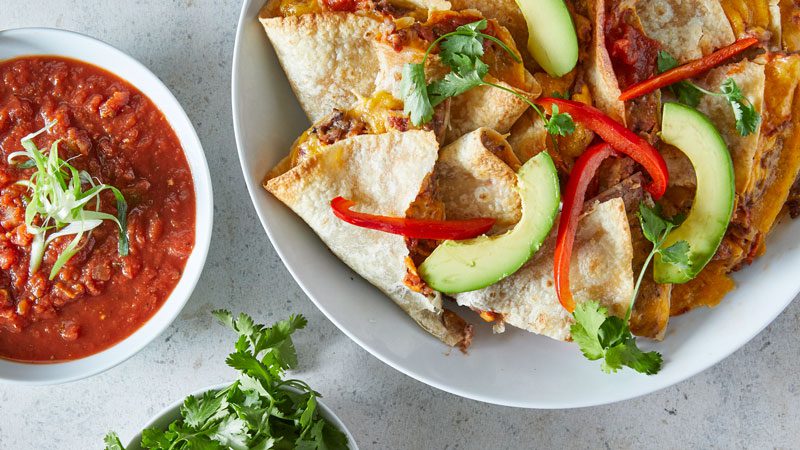 Black Bean and Jalapeño-Lime Quesadillas