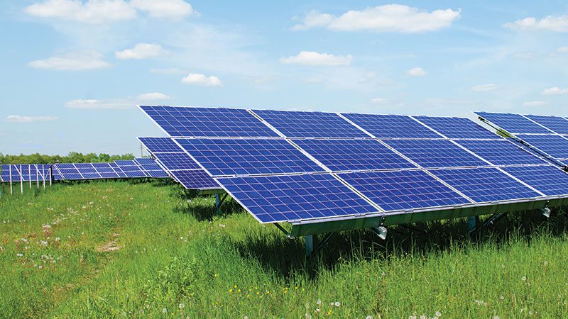 Commercial solar panels